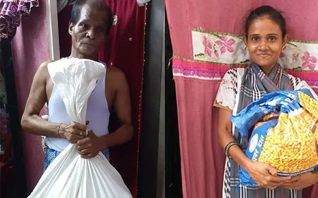 COVID-19 Relief: Food Kit Distribution in Slums