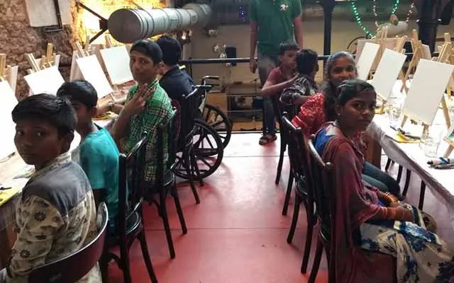 BookASmile Painting Party with Bombay Drawing Room
