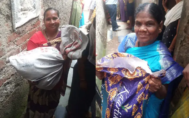 COVID-19 Relief: Food Kit Distribution in Slums