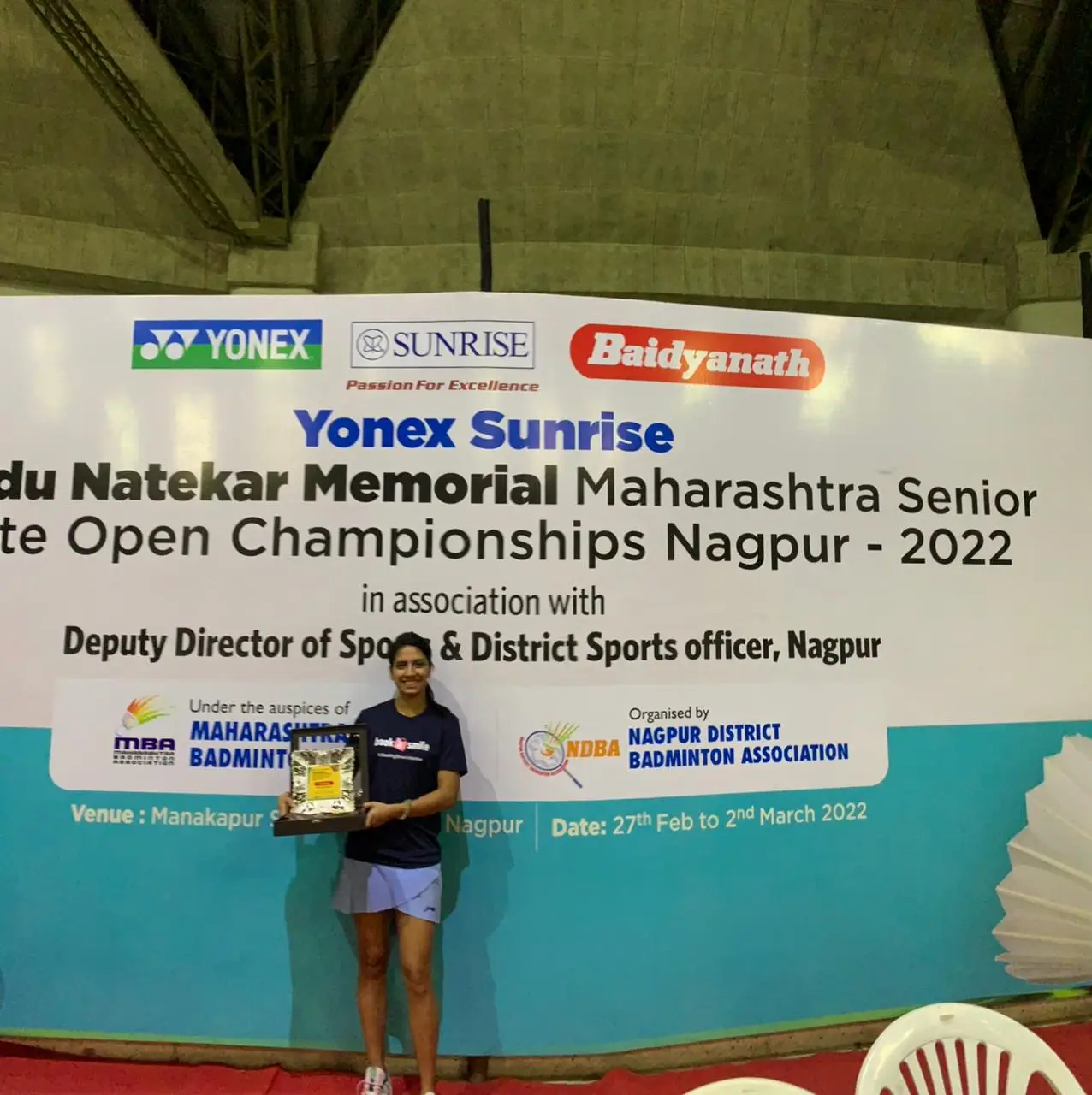 Maharashtra State Badminton Championships ΓÇô Simran Singhi Won the WomenΓÇÖs Doubles Title