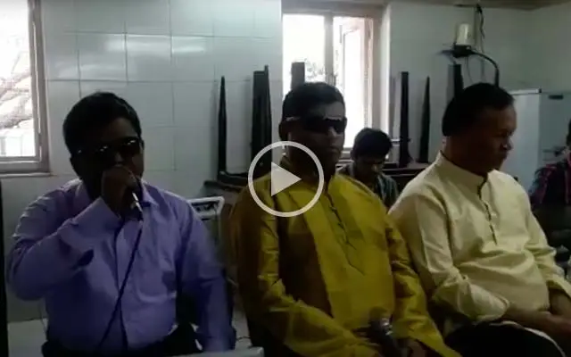 Musical program by visually impaired artistes of Nayan Foundation