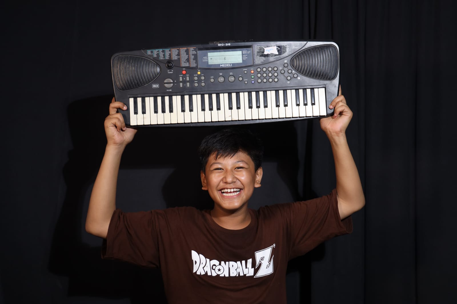 Celebrated World Music Day by donating music instruments