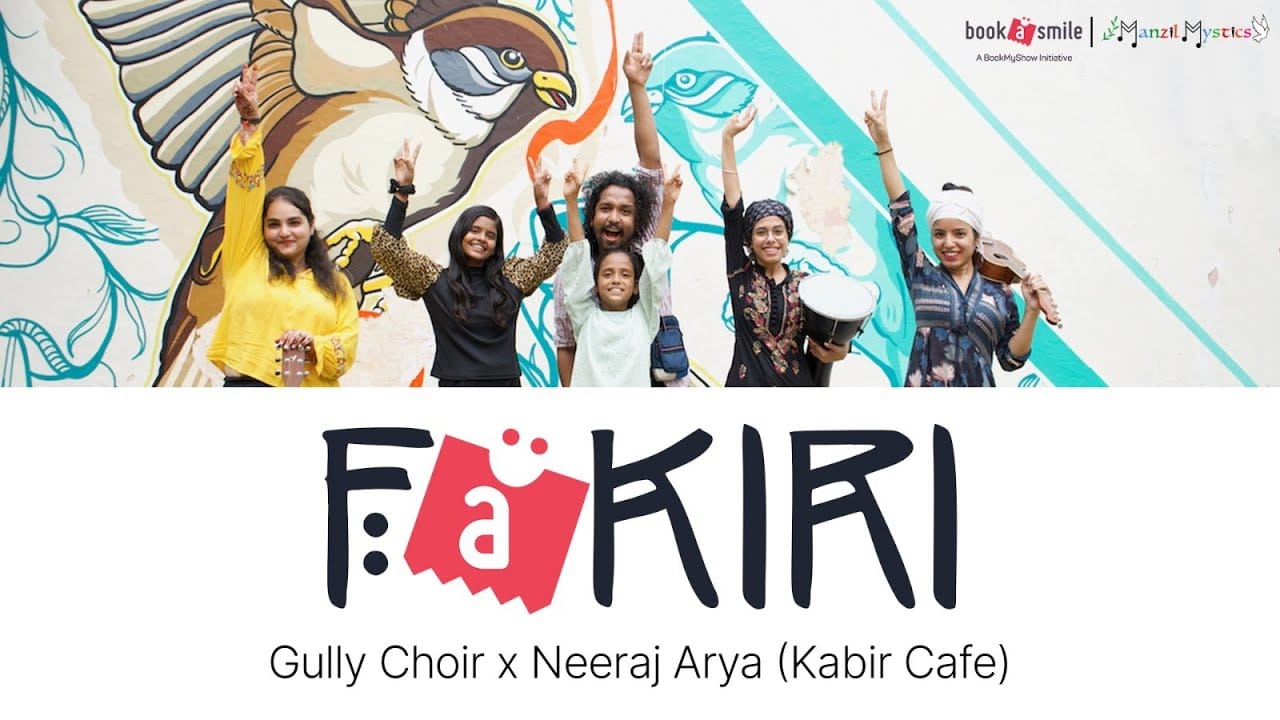 Supported NGO beneficiaries for music training who recreated the Fakiri song with Neeraj-Kabir Cafe