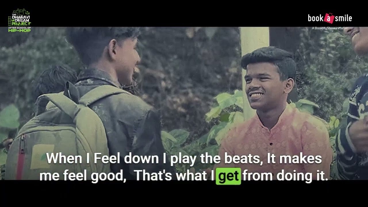 Supporting training for Dharavi's talent — rappers, beatboxers, break dancers and music-production students